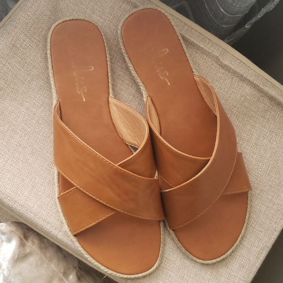 Lulus Shoes - Cognac/Tan Slip ons